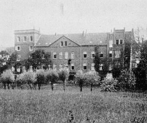 Gebäude der Kaiserwerther Diakonie 1929 - Florence Nightingale wohnte links im Turm